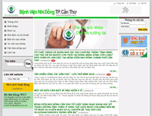 Tablet Screenshot of nhidongcantho.org.vn